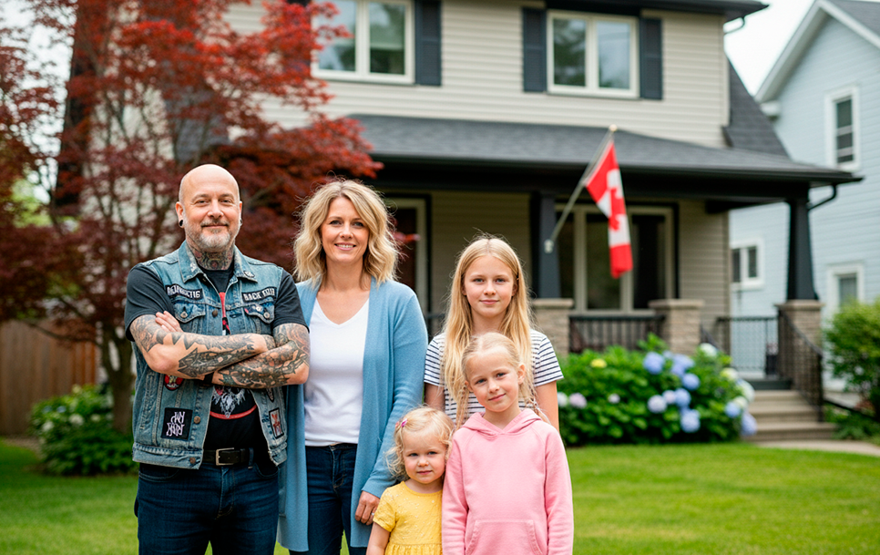 brad-familia-1 Brad Marttorano: Um pinhalense conquistando terras canadenses.