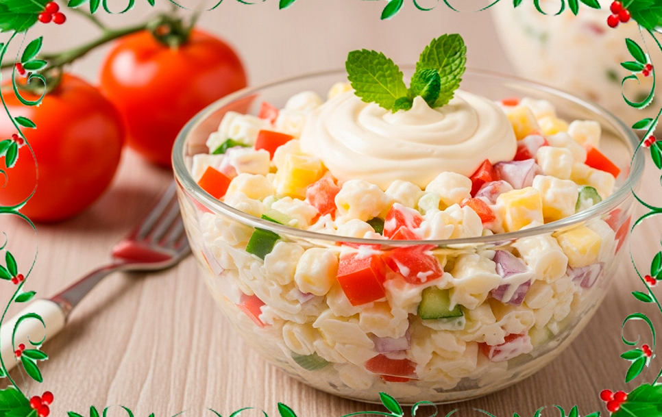 salada-de-maionese-tradicional Ceia de Natal Econômica: Sabor e Encanto Sem Gastar Muito